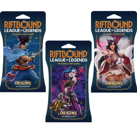 Origins - Sleeved Booster Pack Art Bundle [Set of 3] - Origins Riftbound trading card