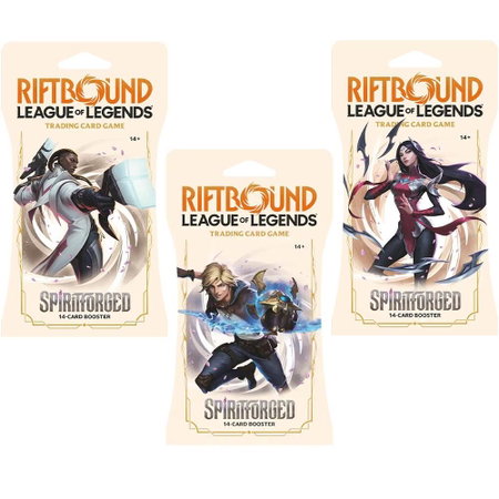 Spiritforged - Sleeved Booster Pack Art Bundle [Set of 3] - Spiritforged Riftbound trading card