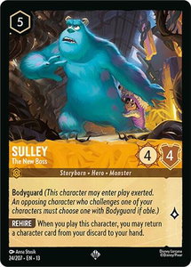 Sulley - The New Boss - Attack of the Vine! (13) #24/207 - Super Rare Disney Lorcana Trading Card
