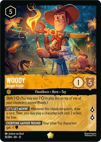 Woody - Jungle Guide - Wilds Unknown (12) #15/204 - Legendary Disney Lorcana Trading Card