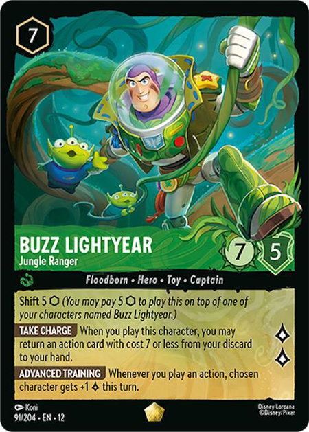 Buzz Lightyear - Jungle Ranger - Wilds Unknown Disney Lorcana trading card