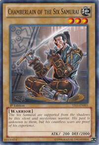 Chamberlain of the Six Samurai - Super Starter: V for Victory (YS13) #YS13-EN005 - Common / Short Print YuGiOh Trading Card