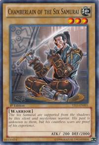Chamberlain of the Six Samurai - Super Starter: V for Victory YuGiOh trading card