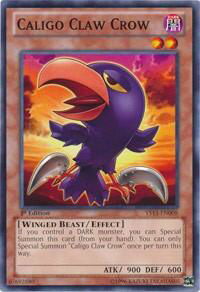 Caligo Claw Crow - Super Starter: V for Victory (YS13) #YS13-EN008 - Common / Short Print YuGiOh Trading Card
