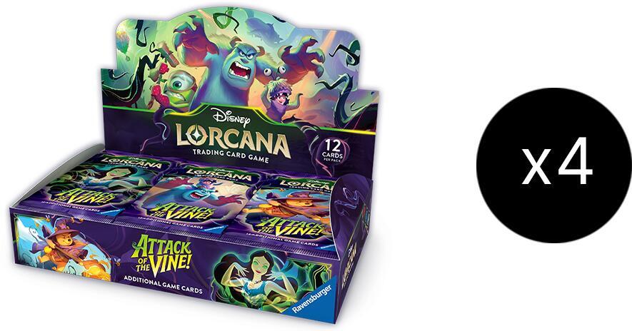 Disney Lorcana: Attack of the Vine! Booster Box Case - Attack of the Vine! Disney Lorcana trading card