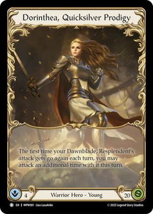 Dorinthea, Quicksilver Prodigy - Mastery Pack Warrior (MPW) #MPW001 - Basic Flesh and Blood Trading Card