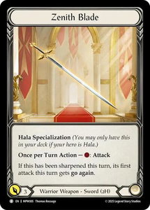 Zenith Blade - Mastery Pack Warrior (MPW) #MPW005 - Basic Flesh and Blood Trading Card