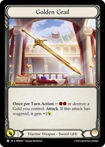 Golden Grail - Mastery Pack Warrior (MPW) #MPW007 - Basic Flesh and Blood Trading Card