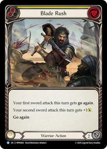 Blade Rush - Mastery Pack Warrior (MPW) #MPW063 - Rare Flesh and Blood Trading Card
