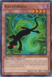 Kagetokage - Super Starter: V for Victory YuGiOh trading card