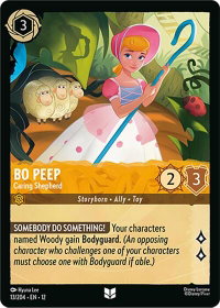 Bo Peep - Caring Shepherd - Wilds Unknown (12) #13/204 - Uncommon Disney Lorcana Trading Card