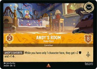 Andy's Room - Home Base - Wilds Unknown (12) #34/204 - Rare Disney Lorcana Trading Card