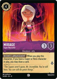 Mirage - Super Recruiter - Wilds Unknown (12) #53/204 - Common Disney Lorcana Trading Card