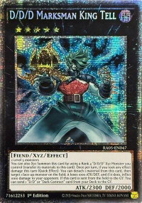 D/D/D Marksman King Tell (Starlight Rare) - Rarity Collection 5 (RA05) #RA05-EN047 - Starlight Rare YuGiOh Trading Card