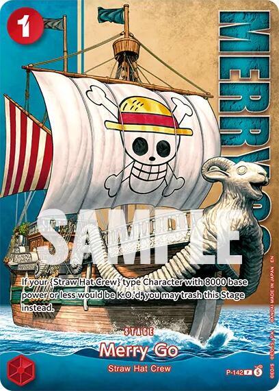 Merry Go - P-142 (Premium Card Collection -Live Action Edition Vol.2 Straw Hat Crew-) trading card from One Piece Promotion Cards Merry Go - P-142 (Premium Card Collection -Live Action Edition Vol.2 Straw Hat Crew-) - One Piece Promotion Cards One Piece trading card