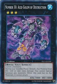 Number 30: Acid Golem of Destruction - Super Starter: V for Victory Power-Up Pack (YS13) #YS13-ENV09 - Common / Short Print YuGiOh Trading Card