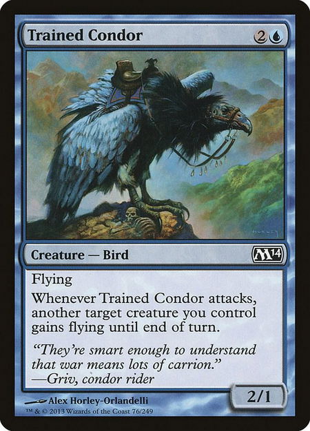 Trained Condor - Magic 2014 (M14) Magic: The Gathering trading card