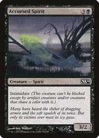Accursed Spirit - Magic 2014 (M14) (M14) #83 - Common Magic: The Gathering Trading Card
