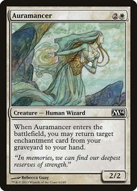 Auramancer - Magic 2014 (M14) (M14) #6 - Common Magic: The Gathering Trading Card