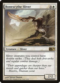 Bonescythe Sliver - Magic 2014 (M14) (M14) #9 - Rare Magic: The Gathering Trading Card
