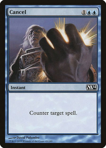 Cancel - Magic 2014 (M14) Magic: The Gathering trading card