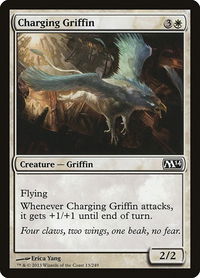 Charging Griffin - Magic 2014 (M14) (M14) #13 - Common Magic: The Gathering Trading Card