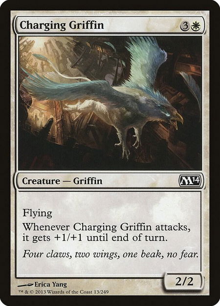 Charging Griffin - Magic 2014 (M14) Magic: The Gathering trading card