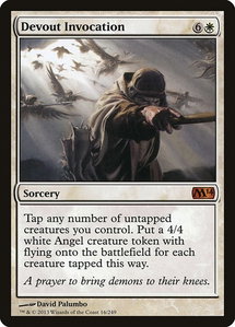 Devout Invocation - Magic 2014 (M14) (M14) #16 - Mythic Rare Magic: The Gathering Trading Card