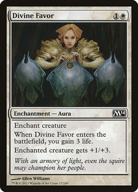 Divine Favor - Magic 2014 (M14) (M14) #17 - Common Magic: The Gathering Trading Card