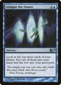 Glimpse the Future - Magic 2014 (M14) (M14) #58 - Uncommon Magic: The Gathering Trading Card