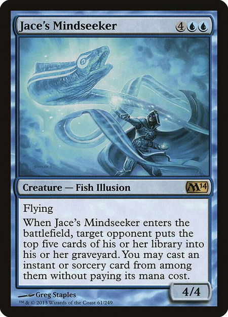 Jace's Mindseeker - Magic 2014 (M14) Magic: The Gathering trading card