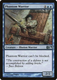 Phantom Warrior - Magic 2014 (M14) (M14) #67 - Uncommon Magic: The Gathering Trading Card