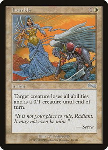 Humble - Urza's Saga (USG) #18 - Uncommon Magic: The Gathering Trading Card