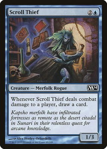 Scroll Thief - Magic 2014 (M14) (M14) #69 - Common Magic: The Gathering Trading Card