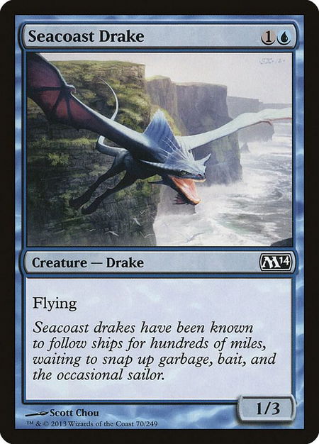 Seacoast Drake - Magic 2014 (M14) Magic: The Gathering trading card