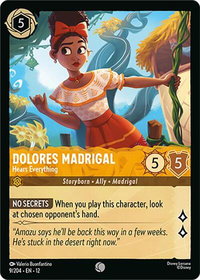 Dolores Madrigal - Hears Everything - Wilds Unknown (12) #9/204 - Common Disney Lorcana Trading Card