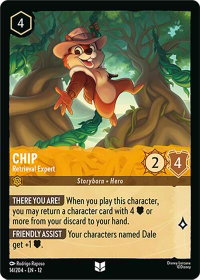 Chip - Retrieval Expert - Wilds Unknown (12) #14/204 - Uncommon Disney Lorcana Trading Card