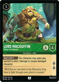 Lord MacGuffin - Clever Swordsman - Wilds Unknown (12) #78/204 - Uncommon Disney Lorcana Trading Card
