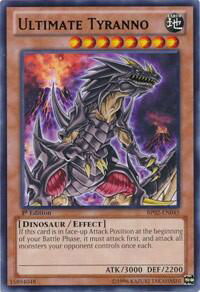 Ultimate Tyranno - Battle Pack 2: War of the Giants (BP02) #BP02-EN045 - Rare YuGiOh Trading Card