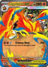 Mega Emboar ex - 035 - ME: Mega Evolution Promo (MEP) #035 - Promo Pokémon Trading Card