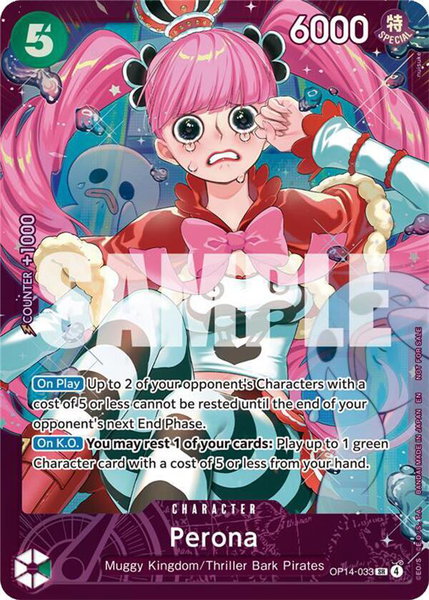 Perona (Extra Grand Battle for Stores 2026) trading card from One Piece Promotion Cards Perona (Extra Grand Battle for Stores 2026) - One Piece Promotion Cards One Piece trading card