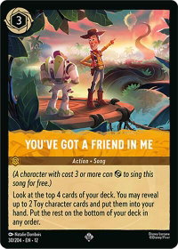 You've Got a Friend in Me - Wilds Unknown (12) #30/204 - Super Rare Disney Lorcana Trading Card