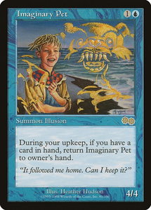 Imaginary Pet - Urza's Saga (USG) #81 - Rare Magic: The Gathering Trading Card