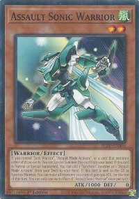 Assault Sonic Warrior - Blazing Dominion (BLZD) #BLZD-EN005 - Common / Short Print YuGiOh Trading Card