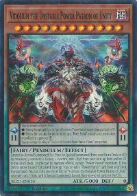 Vidolium the Unstable Power Patron of Unity - Blazing Dominion (BLZD) #BLZD-EN010 - Super Rare YuGiOh Trading Card