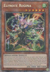 Elfnote Regina (Starlight Rare) - Blazing Dominion (BLZD) #BLZD-EN014 - Starlight Rare YuGiOh Trading Card