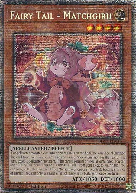 Fairy Tail - Matchgiru (Starlight Rare) trading card from Blazing Dominion Fairy Tail - Matchgiru (Starlight Rare) - Blazing Dominion YuGiOh trading card