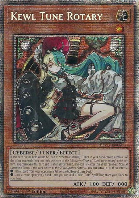 Kewl Tune Rotary (Starlight Rare) trading card from Blazing Dominion Kewl Tune Rotary (Starlight Rare) - Blazing Dominion YuGiOh trading card