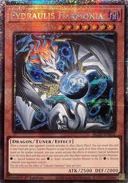 Fydraulis Harmonia (Starlight Rare) trading card from Blazing Dominion Fydraulis Harmonia (Starlight Rare) - Blazing Dominion YuGiOh trading card
