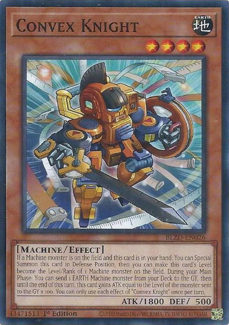 Convex Knight - Blazing Dominion YuGiOh trading card